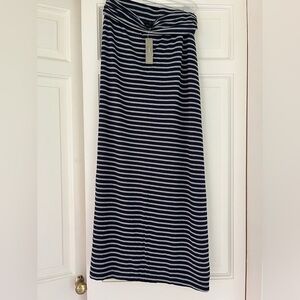 J Crew Maxi stripe skirt